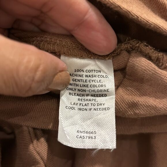 Open Edit Puff Sleeve Knot Front Crop Cropped Top Long Sleeve XS​​​ - Picture 6 of 9